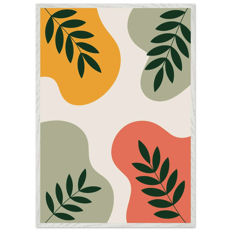 Botanical Nature Inspired Abstract Wall Art - Vibrantwalls