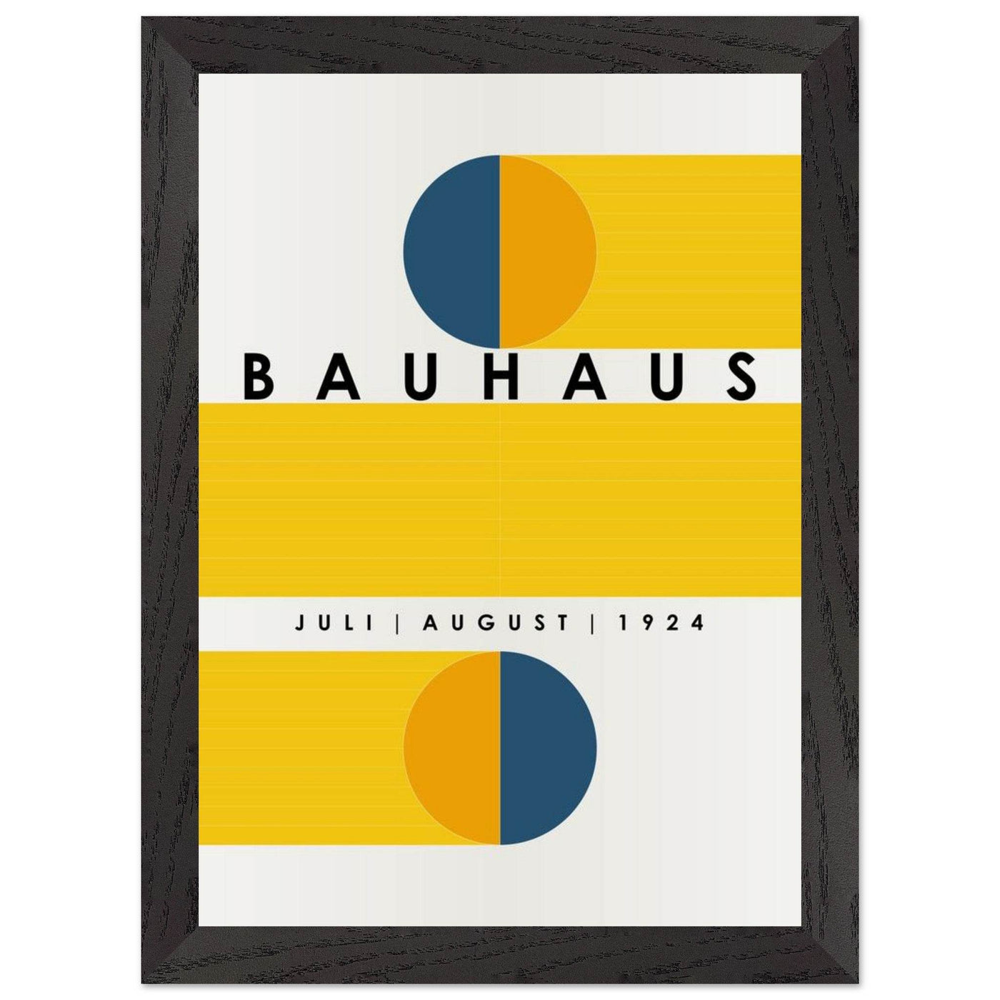 Bauhaus Blue Tunnel Geometric - Vibrantwalls