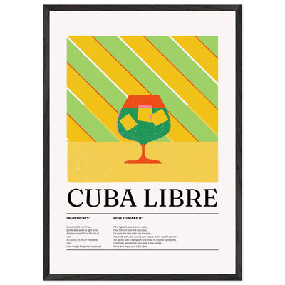 Cuba Libre Cocktail Recipe - Vibrantwalls
