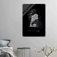 Phantom Echoes Acrylic Print - Modern, Luminous Wall Art Available in Multiple Sizes - Vibrantwalls