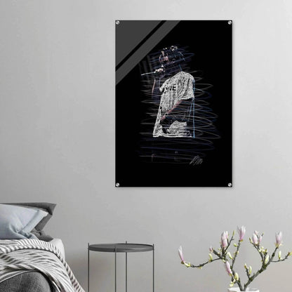 Phantom Echoes Acrylic Print - Modern, Luminous Wall Art Available in Multiple Sizes - Vibrantwalls