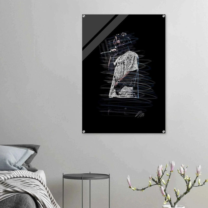 Phantom Echoes Acrylic Print - Modern, Luminous Wall Art Available in Multiple Sizes - Vibrantwalls