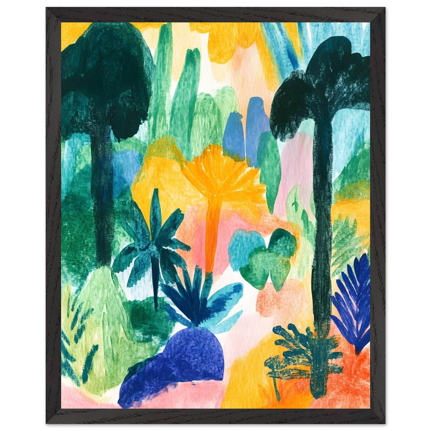 Abstract Tropical - Vibrantwalls