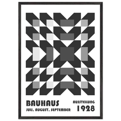 Bauhaus-Style Geometric Grid - Vibrantwalls