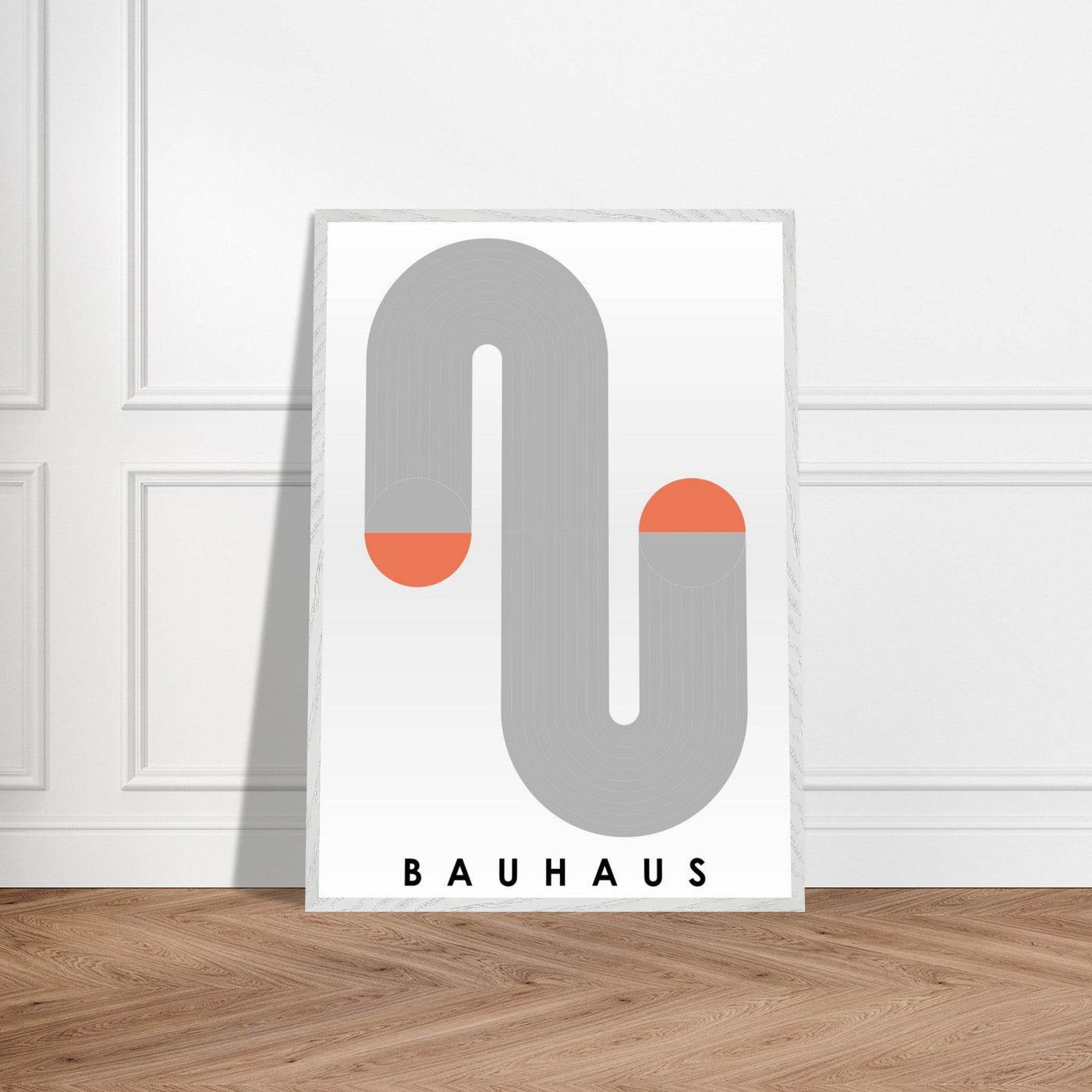Bauhaus-Style The Blue Tunnel - Vibrantwalls