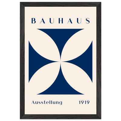 Bauhaus Exhibition 1919 - Navy Cream - Vibrantwalls