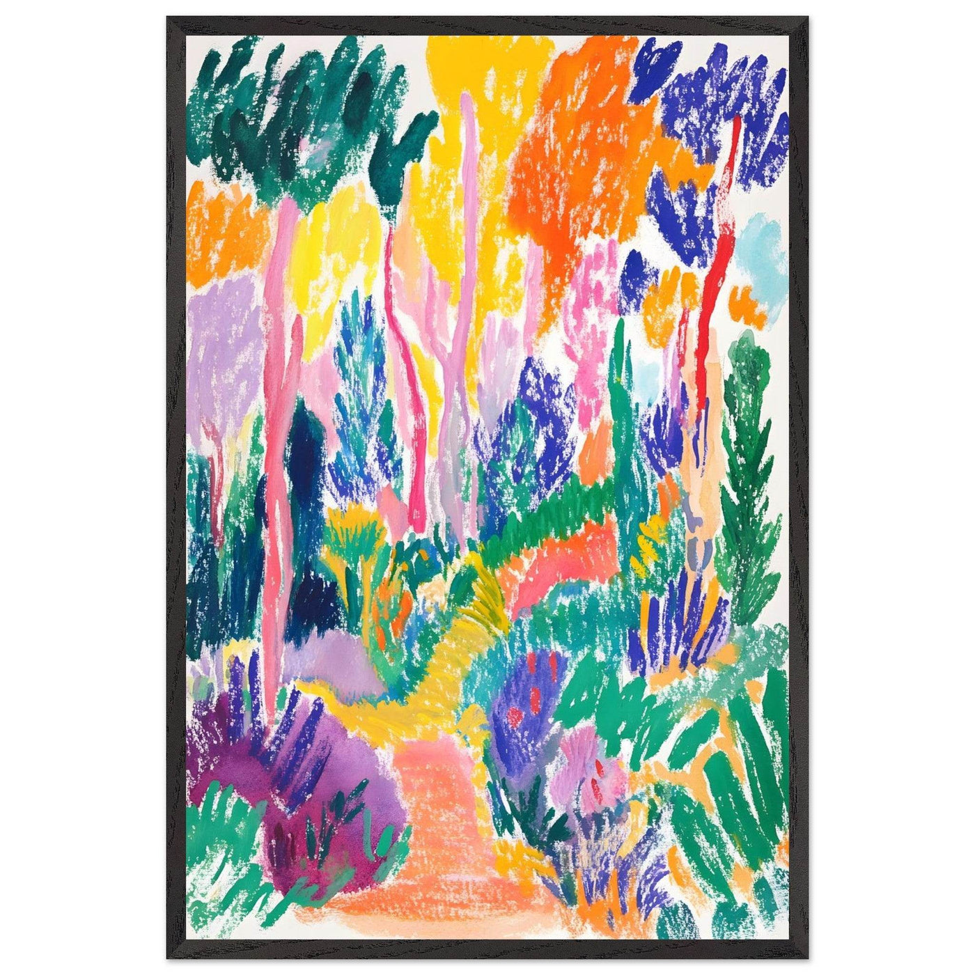 Vibrant Abstract Forest Henri Matisse - Vibrantwalls