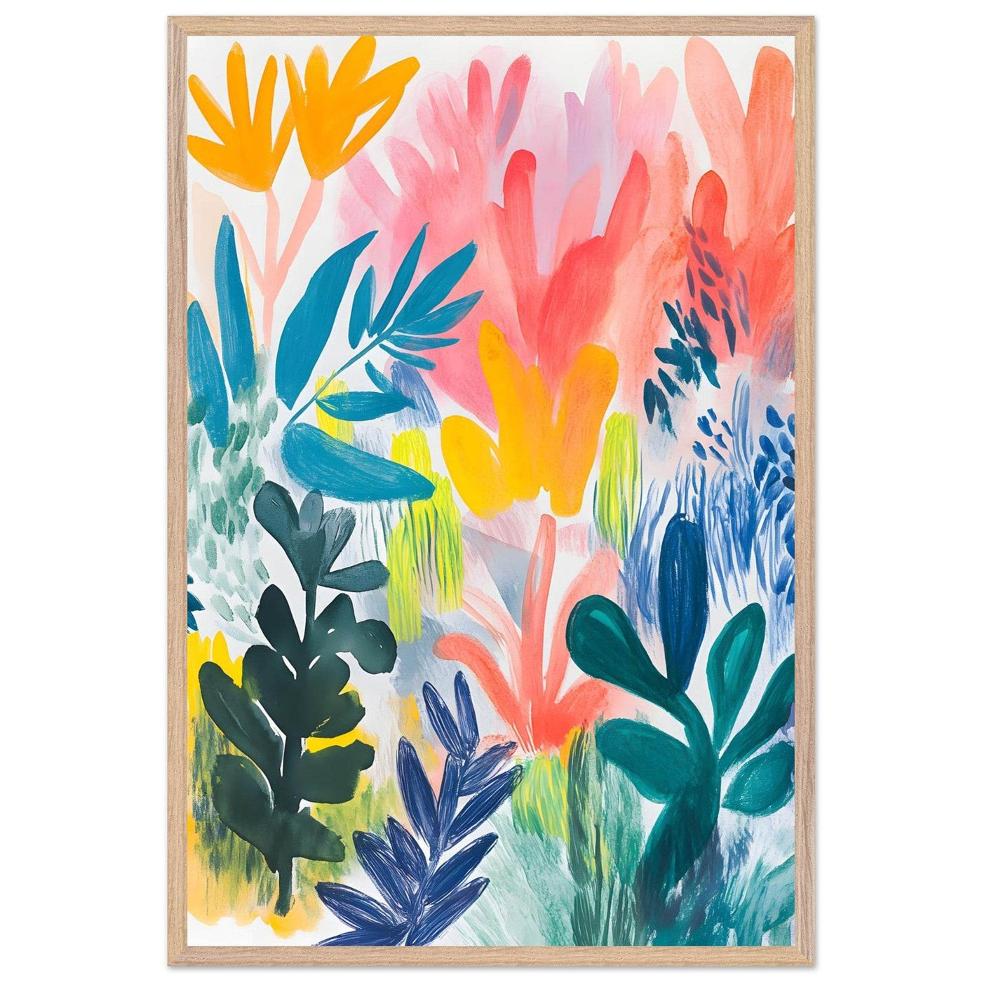 Abstract Floral Henri Matisse Botanical - Vibrantwalls