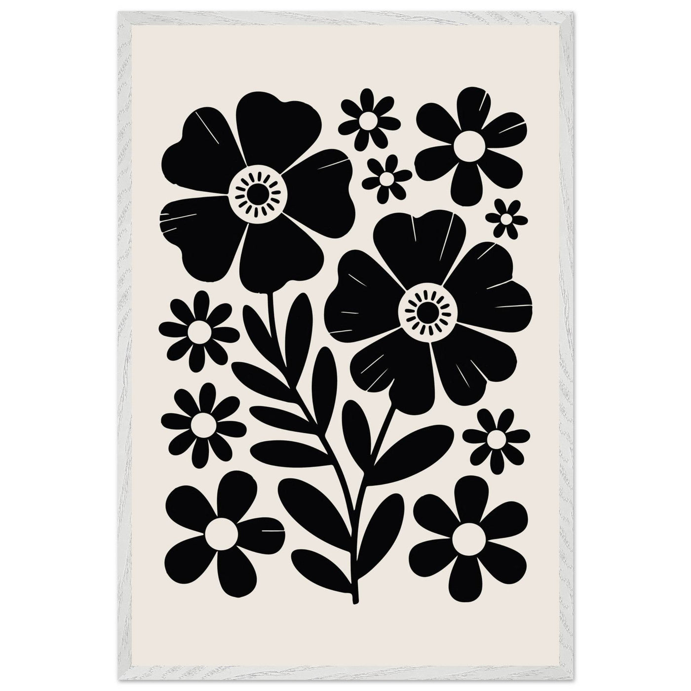Minimalist Floral Meadow - Vibrantwalls
