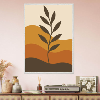 Minimalist Desert Bloom - Vibrantwalls