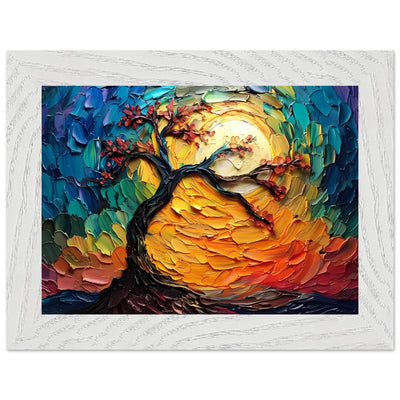 Impasto Tree of Life Poster - Vibrantwalls