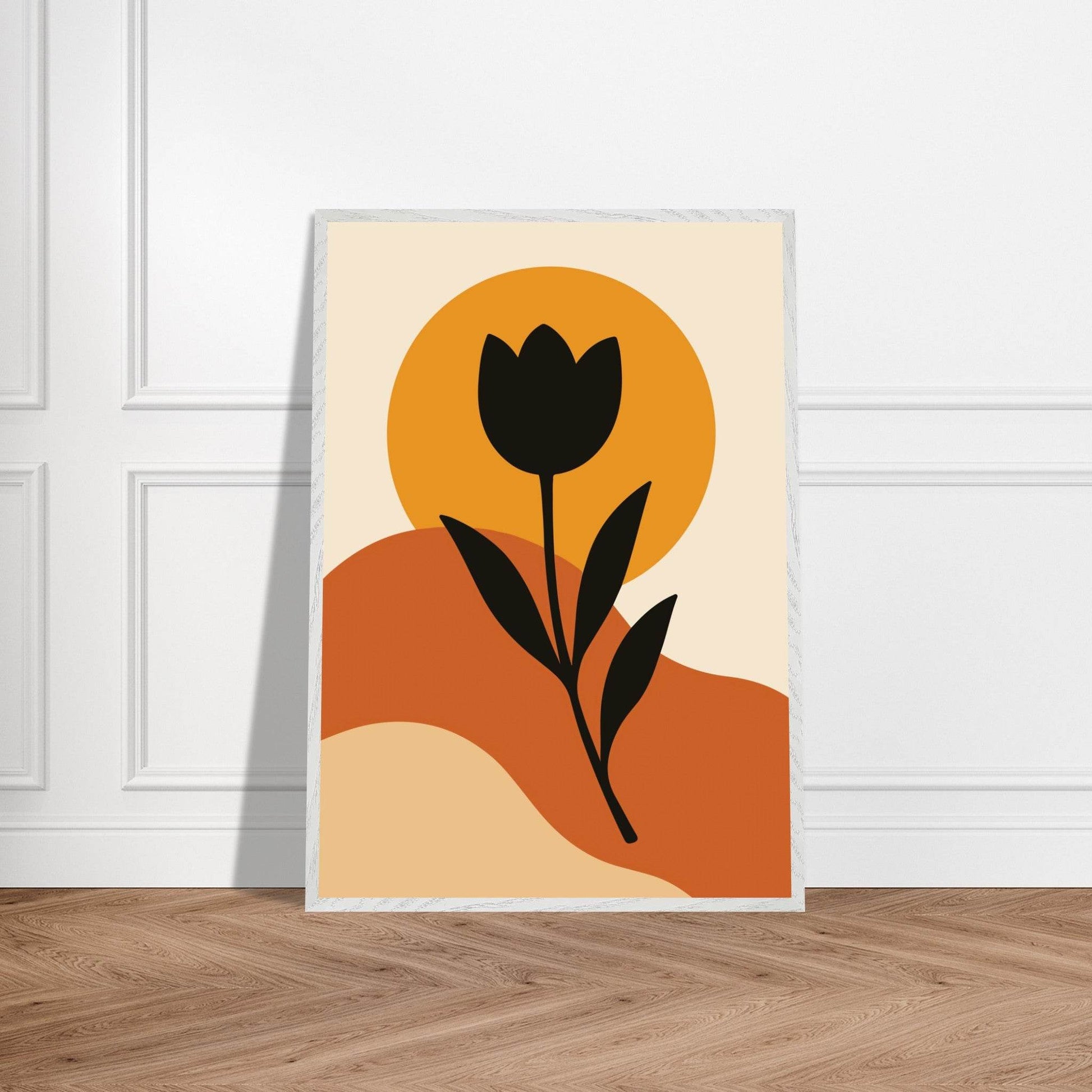 Desert Bloom Botanical Abstract Wall Art - Vibrantwalls