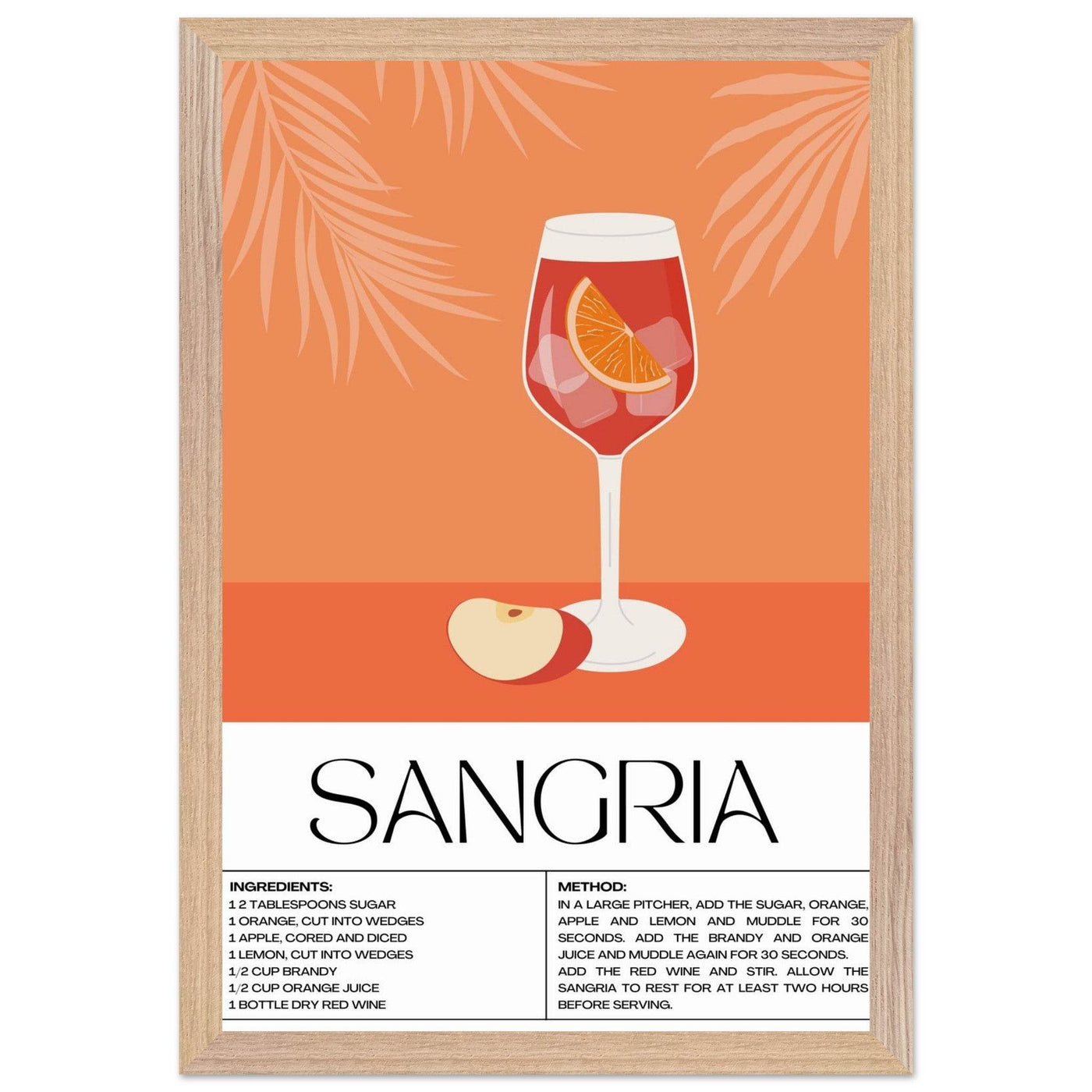Sangria Cocktail Recipe - Vibrantwalls
