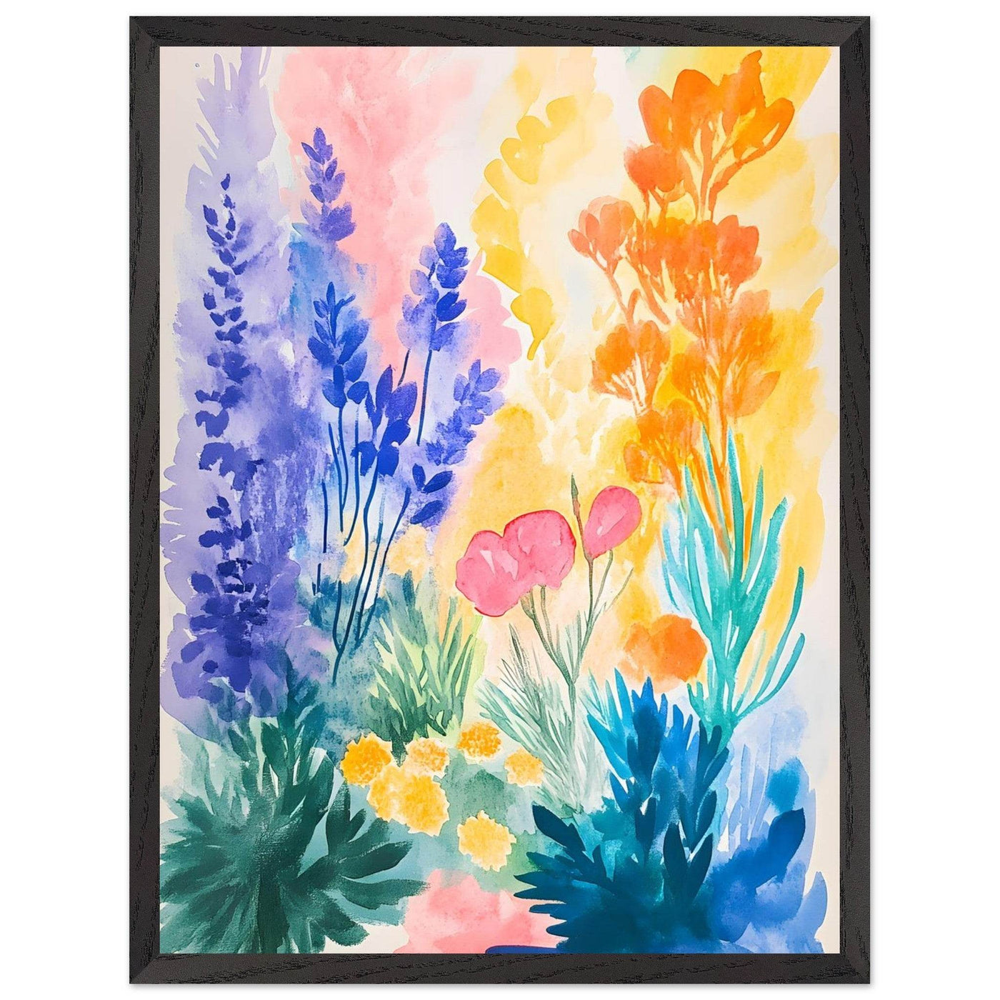 Abstract Floral Garden Matisse - Vibrantwalls