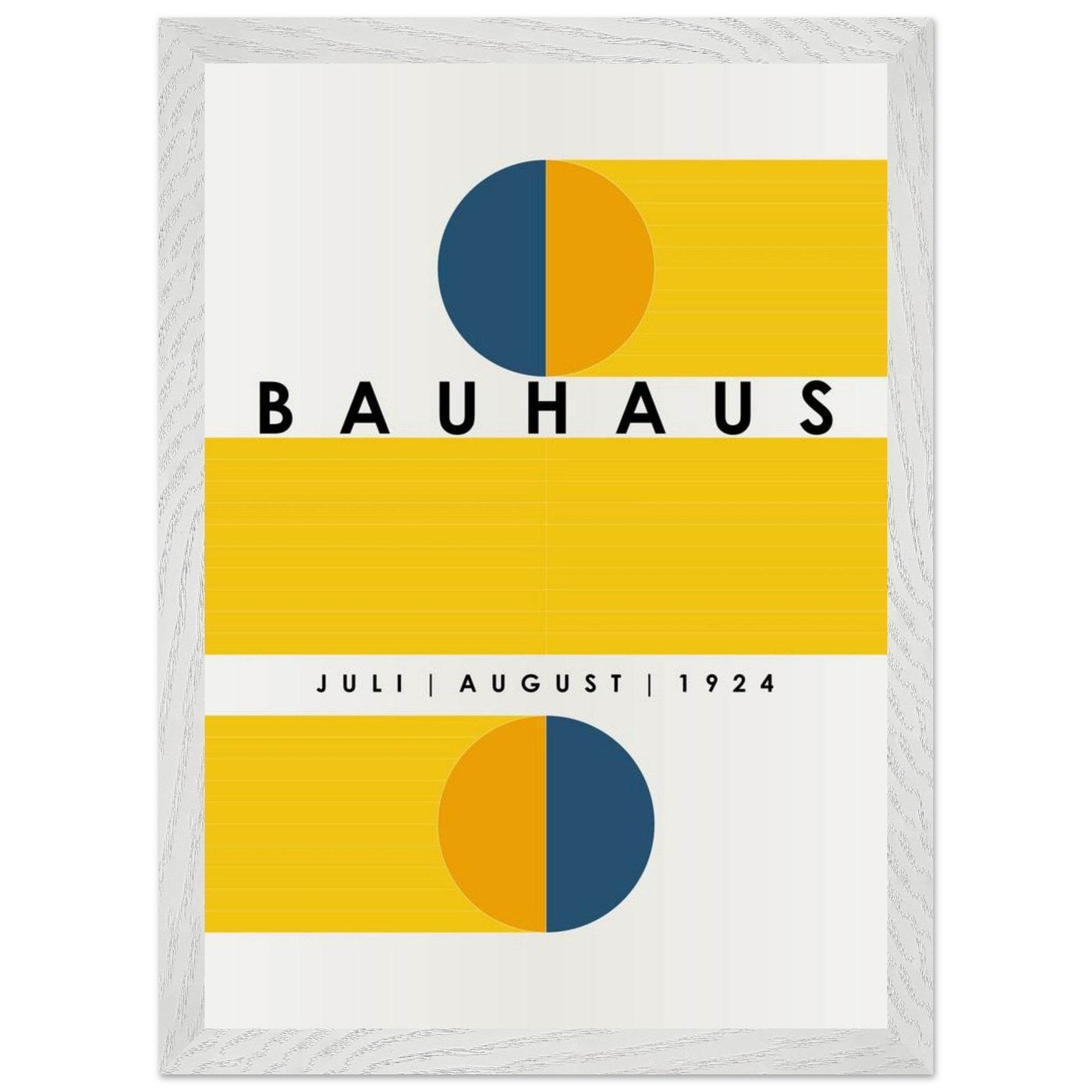 Bauhaus Blue Tunnel Geometric - Vibrantwalls