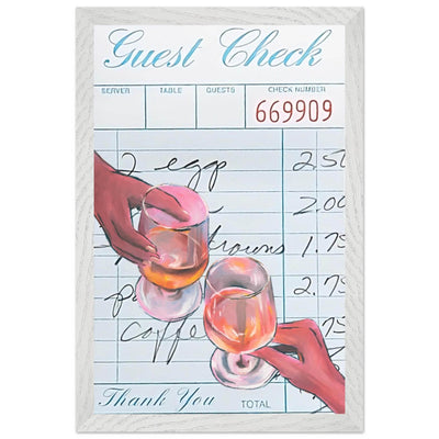 Retro Bar Tab Drink - Vibrantwalls