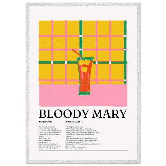 Retro Bloody Mary Cocktail Recipe - Vibrantwalls