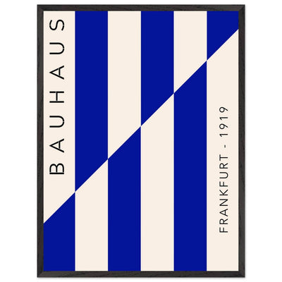 Bauhaus Ausstellung 1923 Blue & Cream - Vibrantwalls