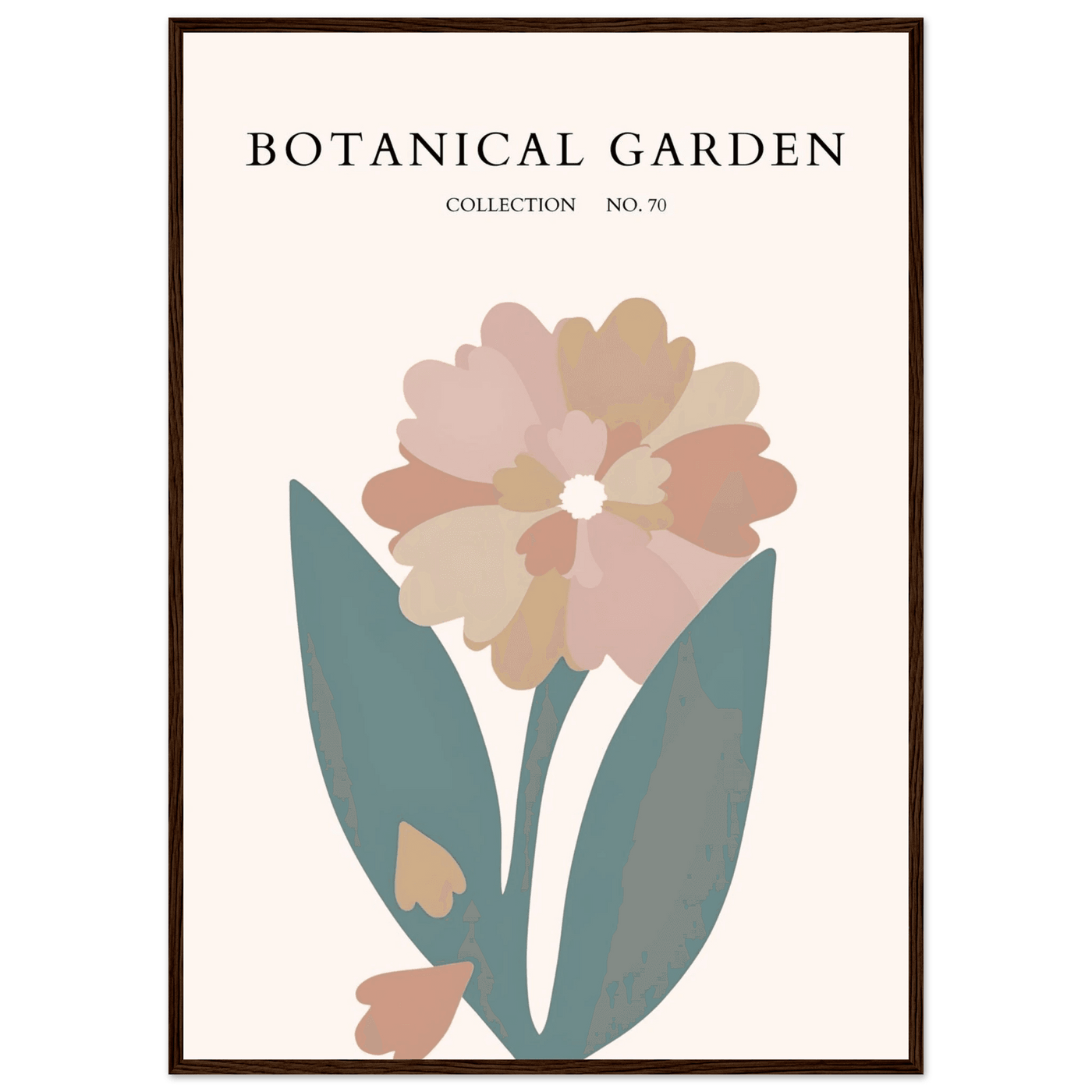 Botanical Garden Framed Poster – Gentle Floral Art Print | Soft Palette Home Decor | Ready-to-Hang - Vibrantwalls