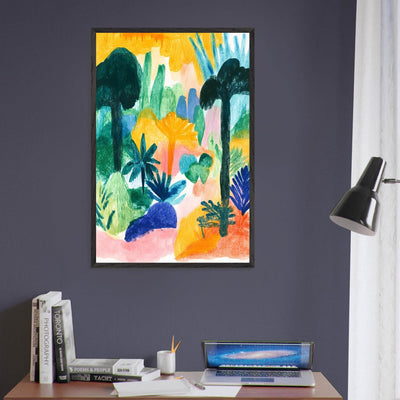 Abstract Tropical - Vibrantwalls