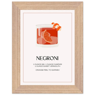 Negroni Cocktail Recipe - Vibrantwalls