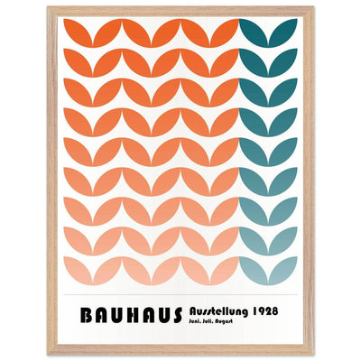 Bauhaus-Style The Blue Waves - Vibrantwalls