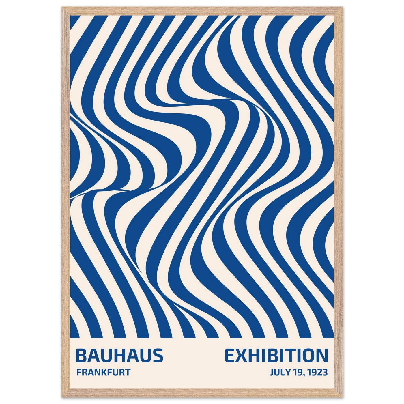Bauhaus Ausstellung 1923 Op Art Wavy - Vibrantwalls