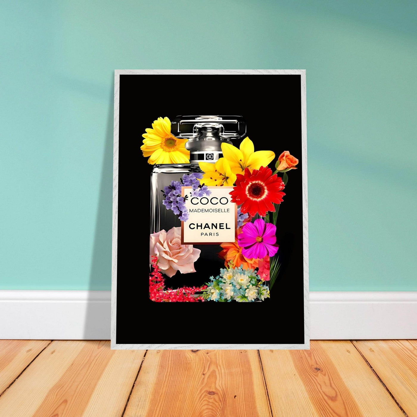 Vibrant Coco Mademoiselle Floral Art Print - Premium Framed Wall Decor in Your Choice of Size & Finish - Vibrantwalls