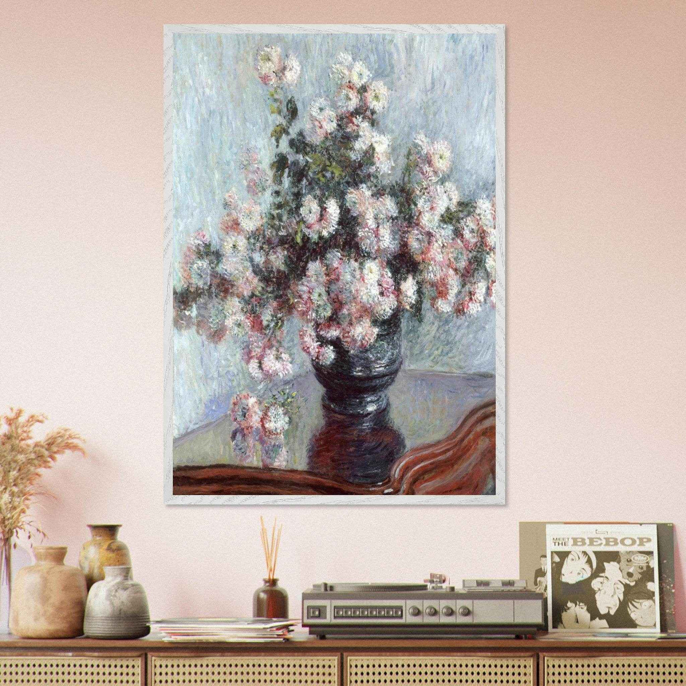 Chrysanthemums Floral Art - A Celebration of Floral Impressionism - Vibrantwalls