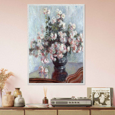 Chrysanthemums Floral Art - A Celebration of Floral Impressionism - Vibrantwalls