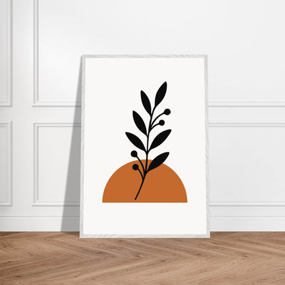 Minimalist Botanical Sunset - Vibrantwalls