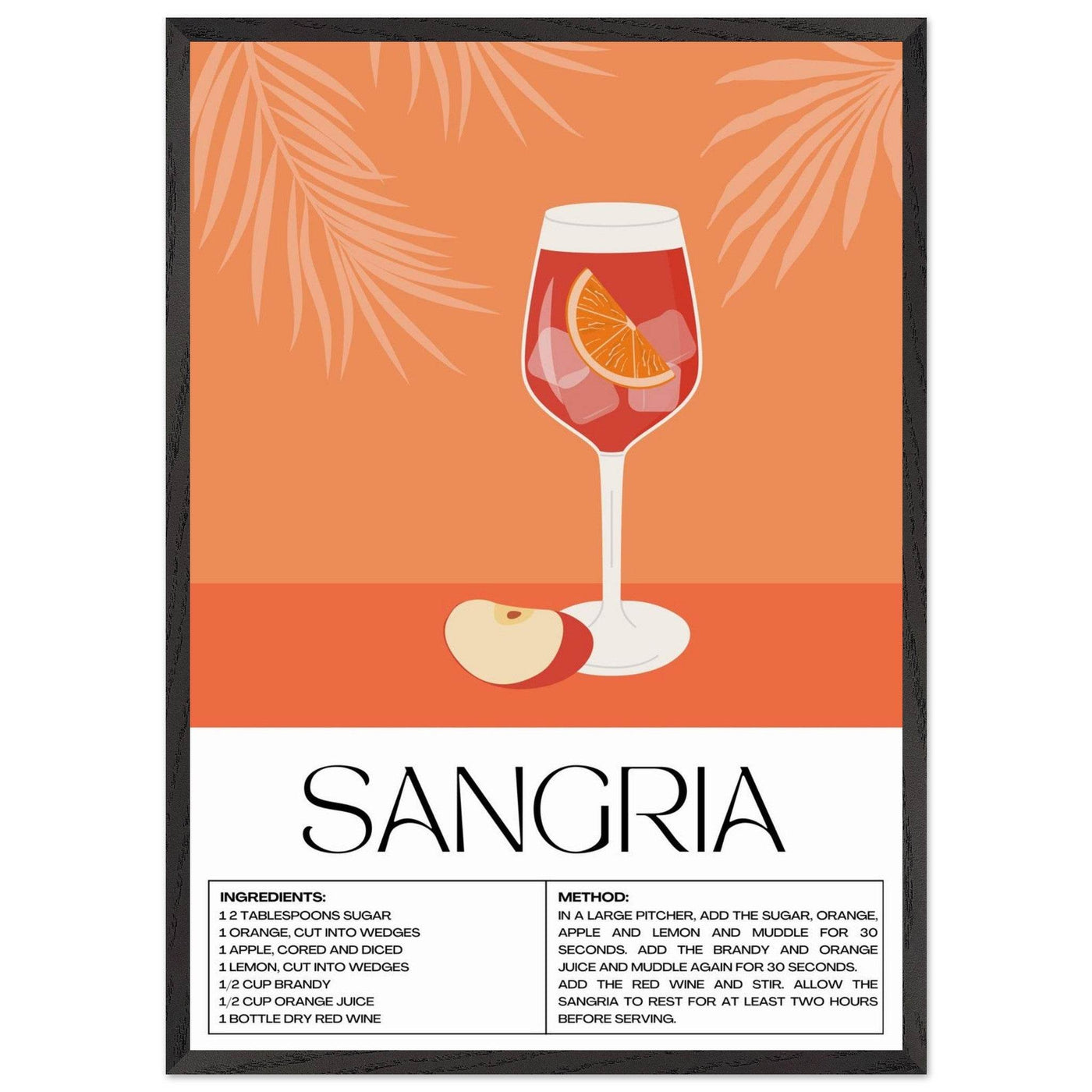Sangria Cocktail Recipe - Vibrantwalls