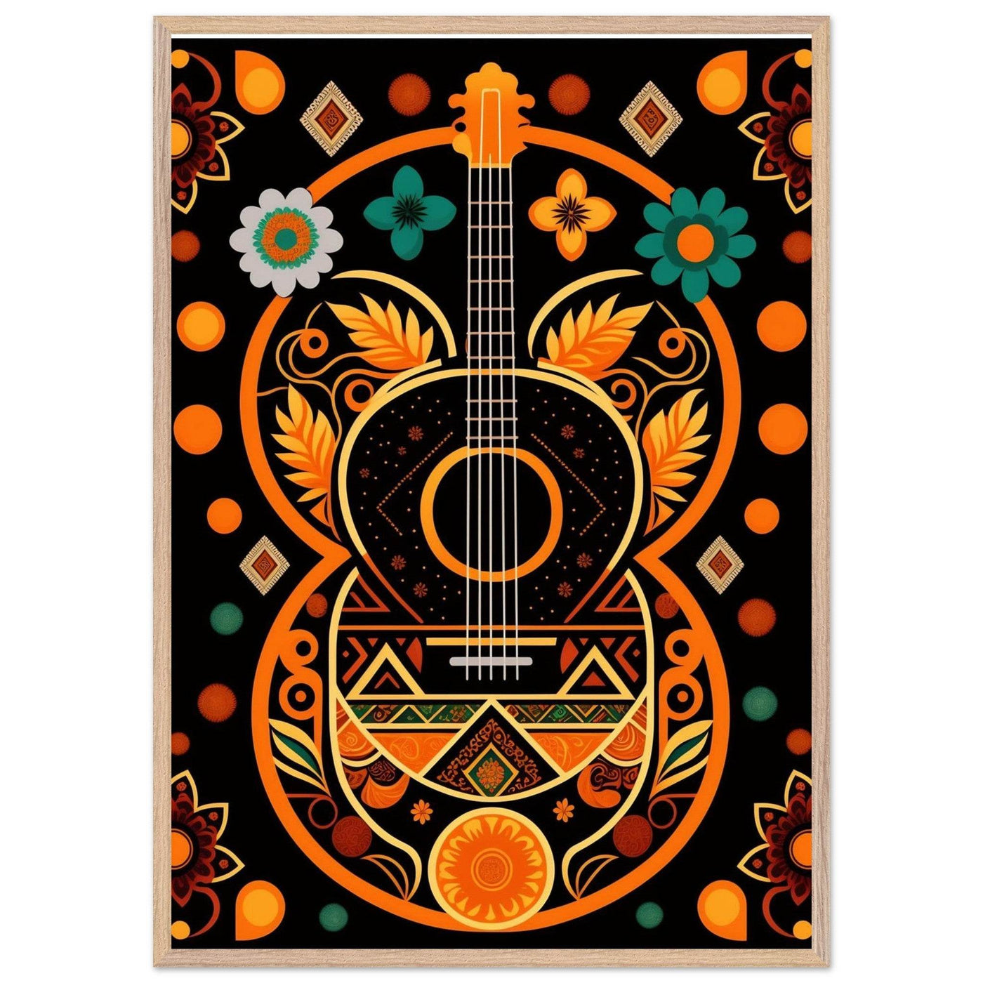 Boho Guitar Dreams - Vibrantwalls