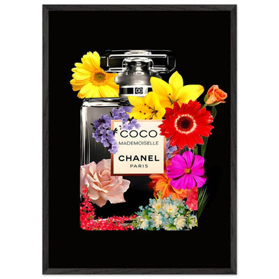 Vibrant Coco Mademoiselle Floral Art Print - Premium Framed Wall Decor in Your Choice of Size & Finish - Vibrantwalls