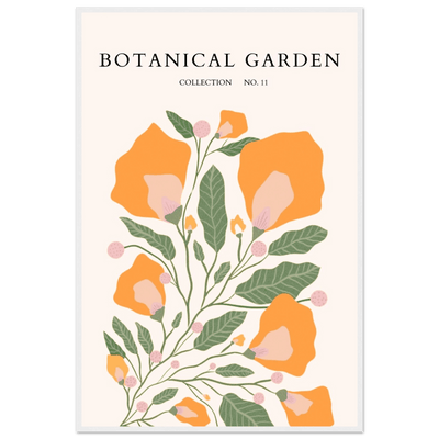 Botanical Garden Collection Framed Poster – Warm Floral Art Print | Ready-to-Hang in Various Sizes & Frame Styles - Vibrantwalls