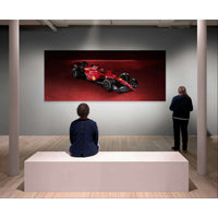 Framed Wall Art for Living Room - Ferrari Formula 1 Racing Poster - Vibrantwalls