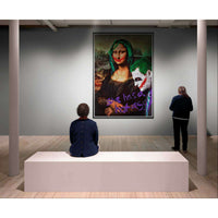 Joker & Mona Lisa Pop Art Mounted Framed Poster – Edgy, Eco-Friendly, & Ready to Hang in Your Choice of Frame & Size - Vibrantwalls