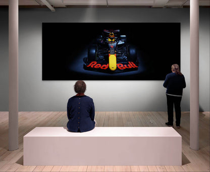 Red Bull Racing F1 Car Framed Poster – Premium Wooden Frame Art - Vibrantwalls
