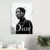 Asap Rocky Dior Canvas Wall Art - Vibrantwalls