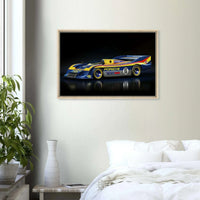 Porsche Spyder 917 Canvas Framed Wall Art - Vibrantwalls
