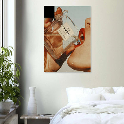 Chanel Advertising Canvas Wall Art - Vibrantwalls