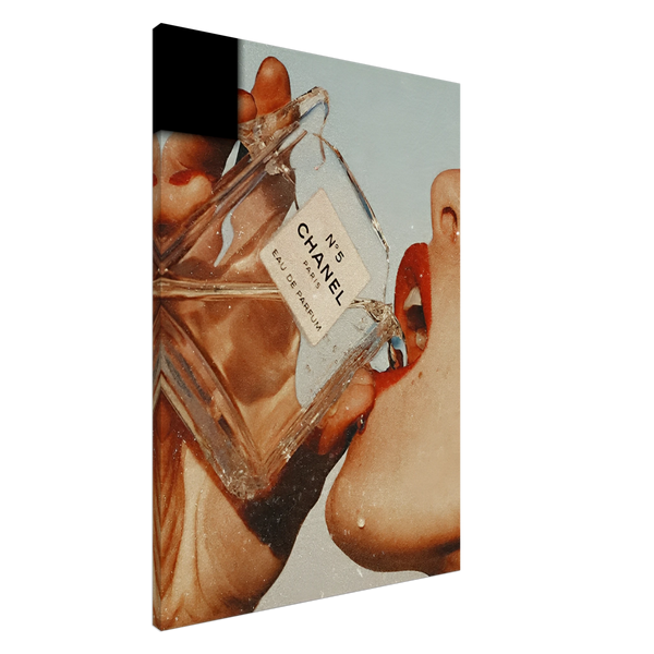 Chanel Advertising Canvas Wall Art - Vibrantwalls