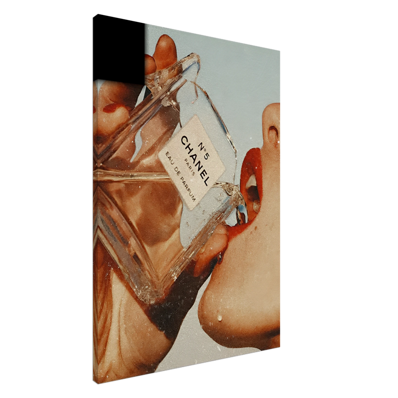 Chanel Advertising Canvas Wall Art - Vibrantwalls