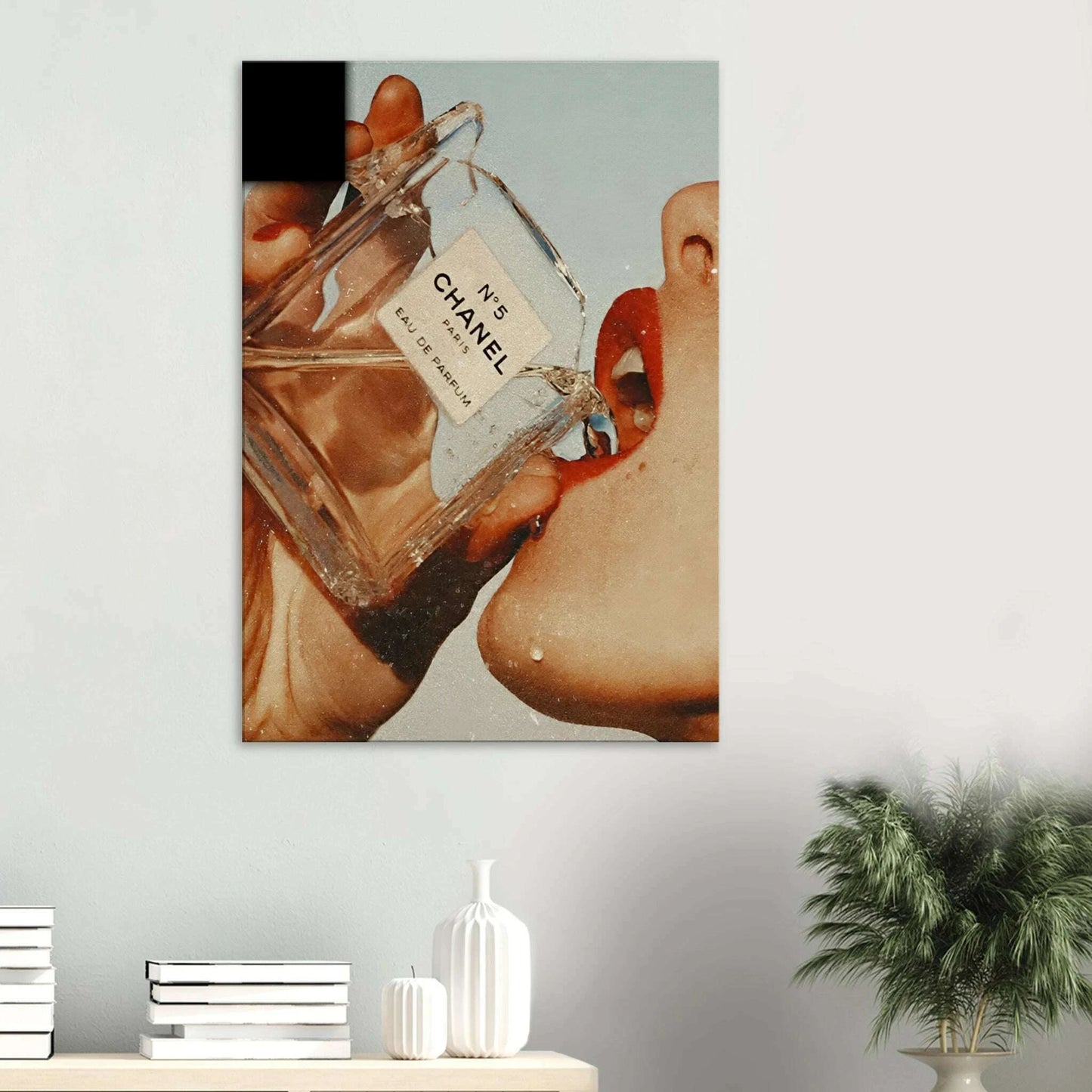 Chanel Advertising Canvas Wall Art - Vibrantwalls