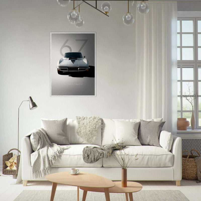 Corvette Stingray 427 Wall Art - Vibrantwalls