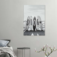 Dior Surf Canvas Wall Art - Vibrantwalls
