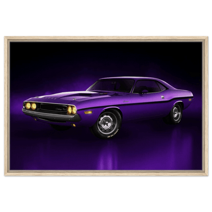 Dodge Challenger R/T 1970 Muscle Car Dodge Classic USA Wall Art - Vibrantwalls