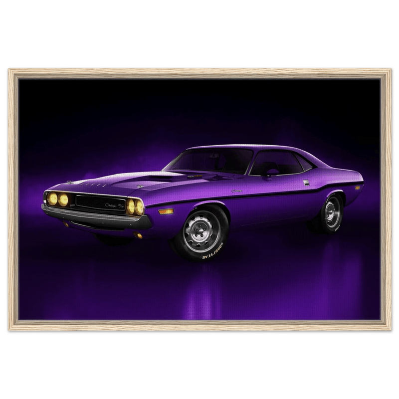 Dodge Challenger R/T 1970 Muscle Car Dodge Classic USA Wall Art - Vibrantwalls
