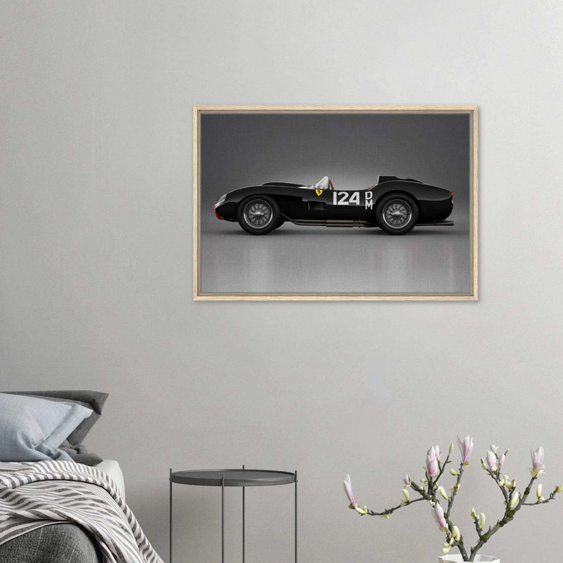 Ferrari 250 Testa Rossa Framed Canvas - Vibrantwalls