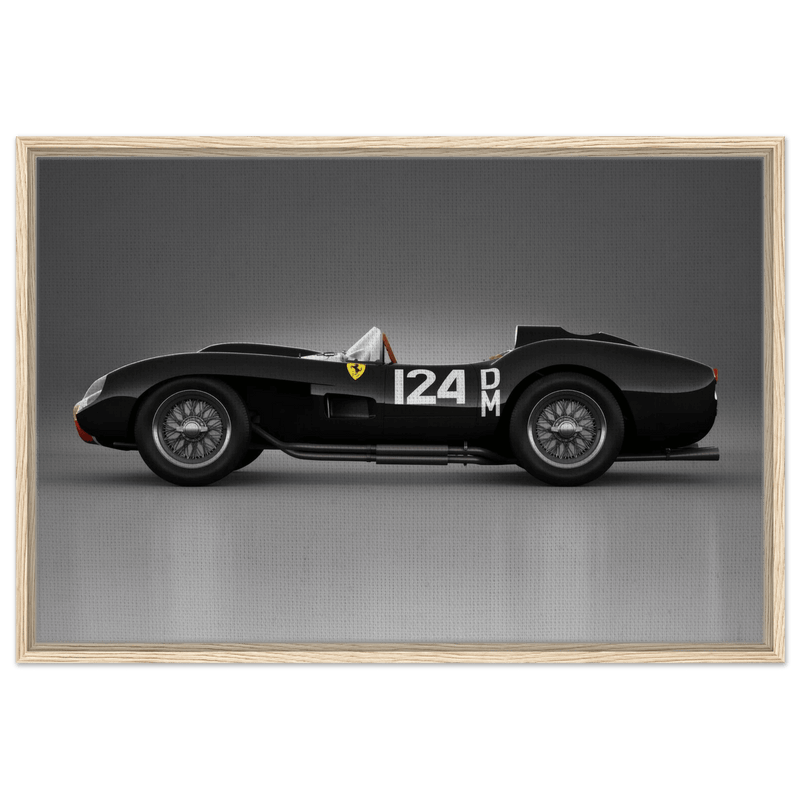 Ferrari 250 Testa Rossa Framed Canvas - Vibrantwalls